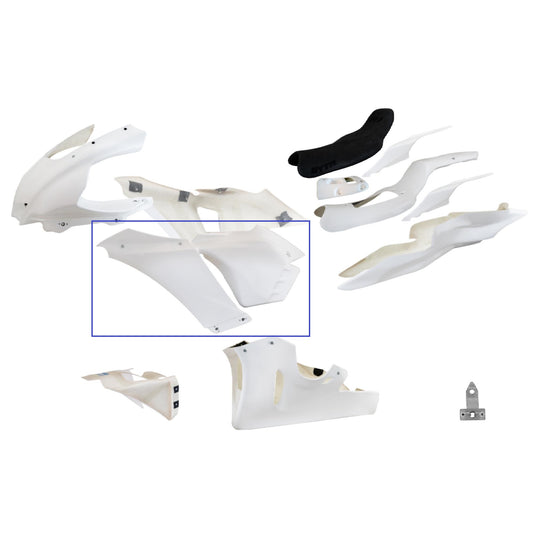 Yamaha R1 GYTR Replacement Left Side Panel