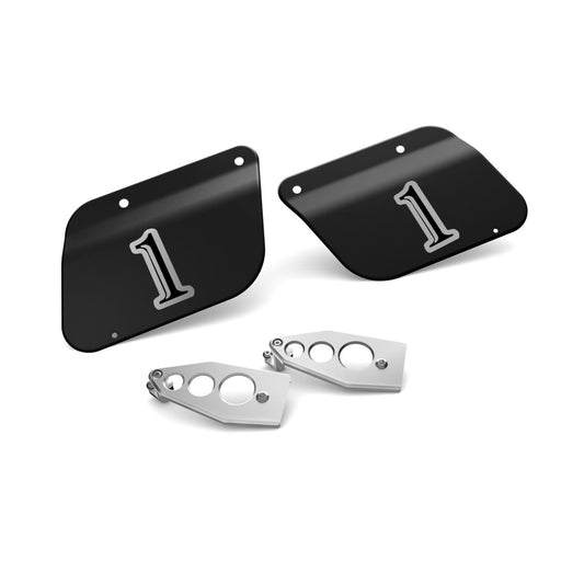 Yamaha Lateral Number Plates XSR125 2023-2025 / XSR125 Legacy 2023-2025