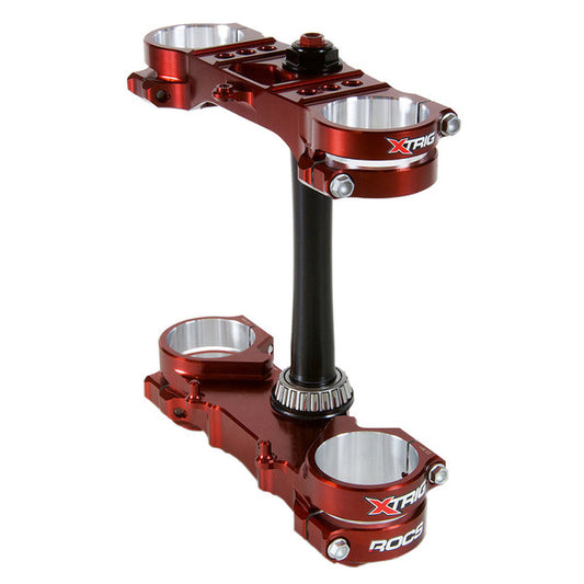 Xtrig ROCS Pro Clamp Set Brown Yamaha YZ125 2T 2006-2023 OS 25-23mm