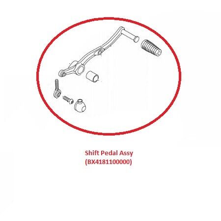 OEM Yamaha Shift Pedal Assembly YZF-R1 2018-2022