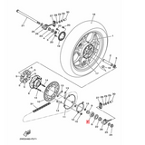 OEM Yamaha Sprocket Carrier Bearing YZF-R3 2018-2023