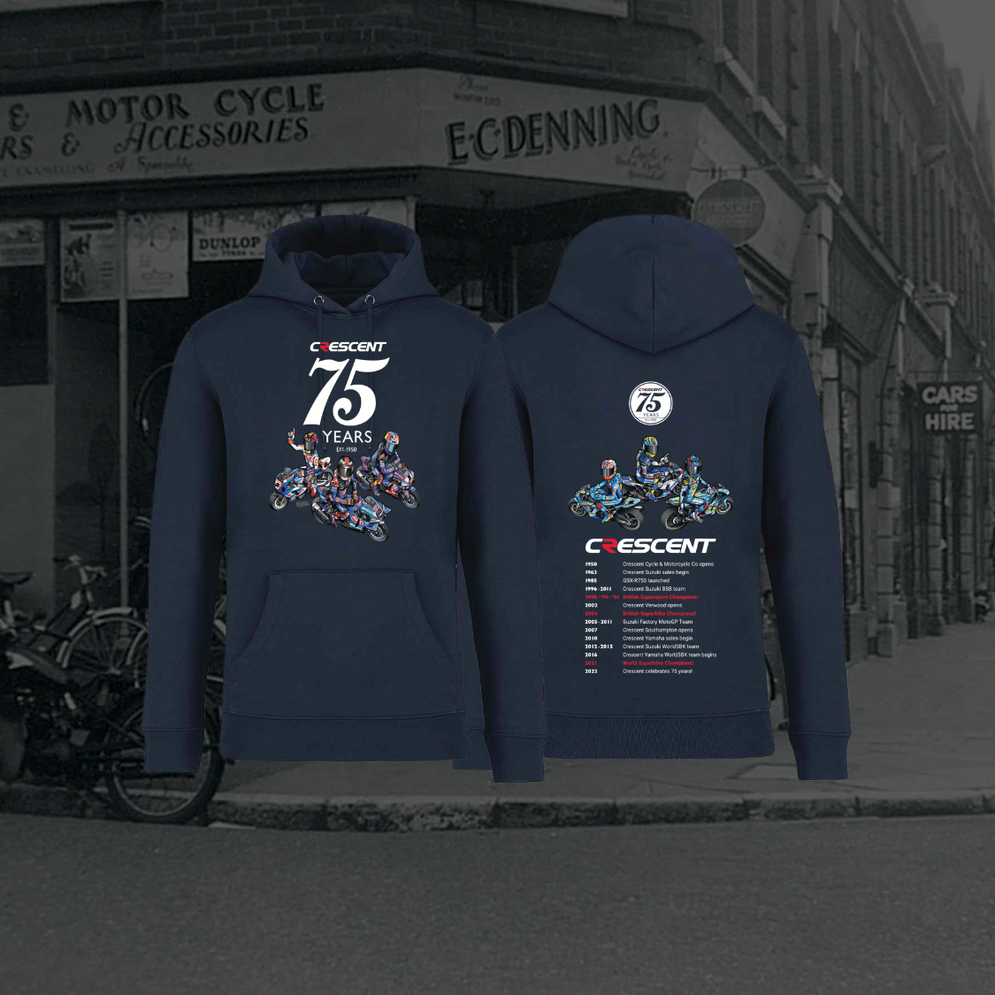 Crescent 75th Anniversary Hoodie