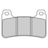 Ferodo ZRAC Front Brake Pad Set for 1 HEL Performance Caliper