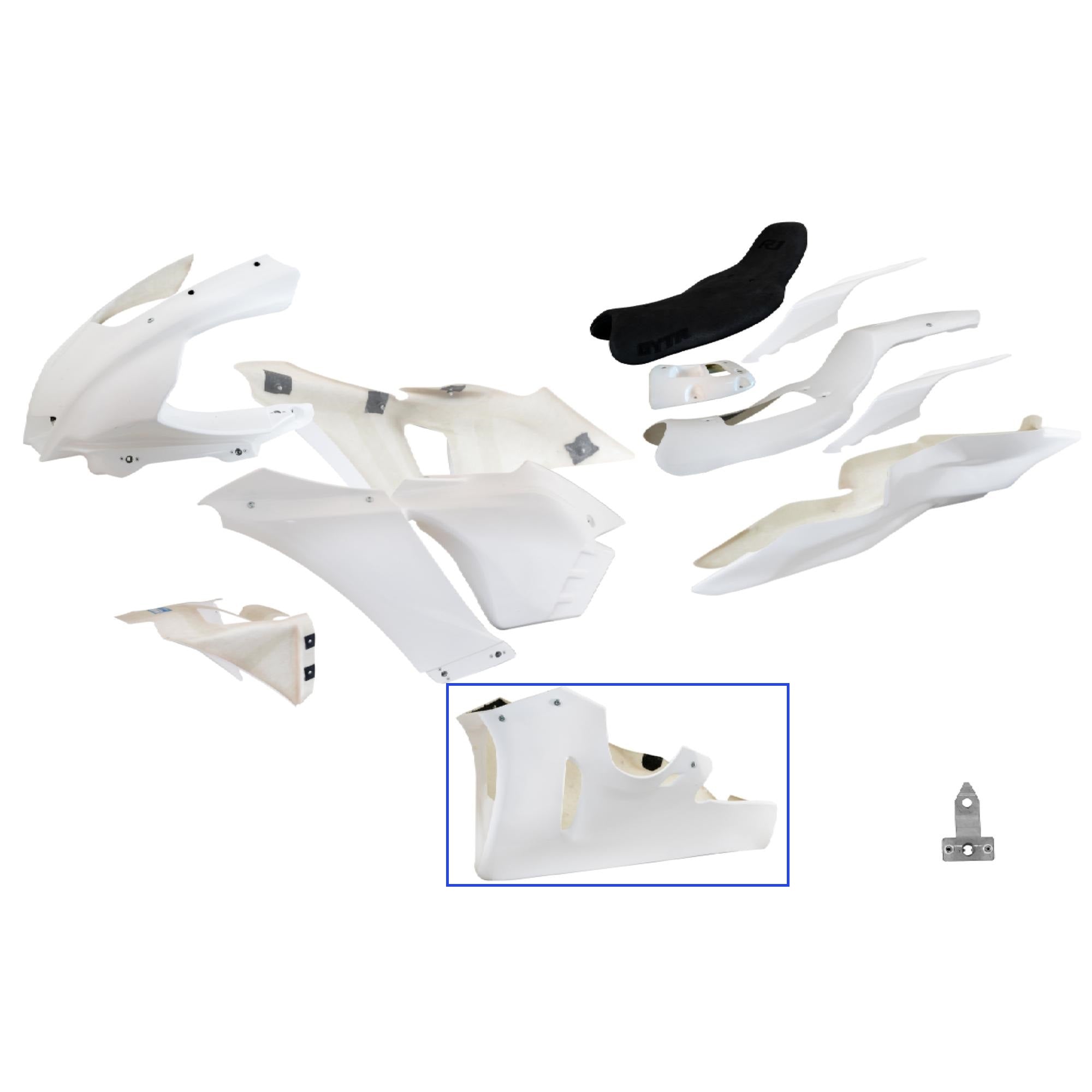 Gytr R1 Rearsets Replacement Parts Yamaha R1 GYTR Replacement Lower Fairing – Crescent Motorcycle Company ...