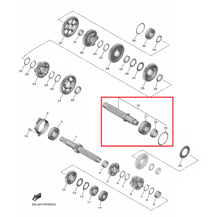 Gytr R1 Rearsets Replacement Parts Yamaha GYTR Drive Axle Assy YZF-R1 – Crescent Motorcycle Company Limited