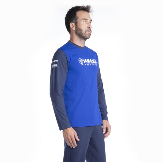 Yamaha Paddock Blue 2024 Ama Men's Long Sleeve T-shirt