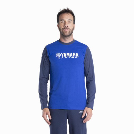 Yamaha Paddock Blue 2024 Ama Men's Long Sleeve T-shirt