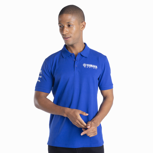 Yamaha Paddock Blue 2024 Essentials Theems Men's Polo