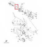 OEM Yamaha Water Pump O-Ring MT-09A 2014-2020