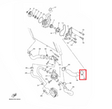 OEM Yamaha Water Pump Hose Clamp Assy (3GM) MT-09A 2014-2020