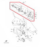 OEM Yamaha Water Pump Assy MT-09A 2014-2020