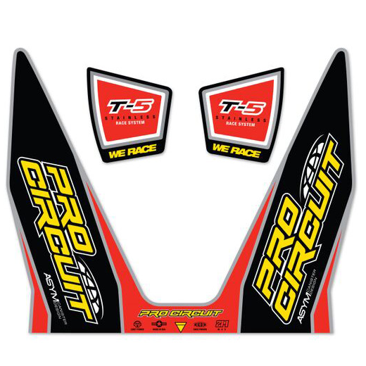 Pro Circuit Replacement T-5 Decals