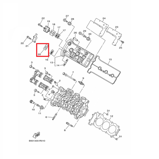 OEM Yamaha Reed Valve Assy (L.H) MT-09A 2014-2020