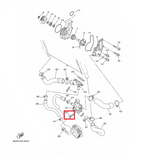 OEM Yamaha Thermostat Bolt, Flange MT-09A 2014-2020