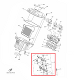 OEM Yamaha Pipe Inlet Assembly MT-09A 2014-2020