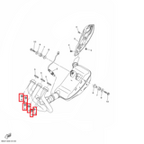 OEM Yamaha Exhaust Nut MT-09A 2014-2020