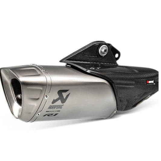 Yamaha Akrapovic Slip-On Titanium Muffler YZF-R1 2020-2023