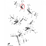 OEM Yamaha Pillion Footrest Bracket (R.H) YZF-R1 2022