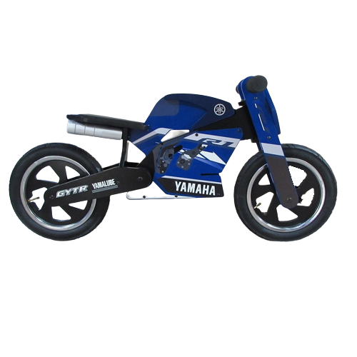 Yamaha 2023 Racing Kids R1 Wooden Balance Bike Crescent Moto