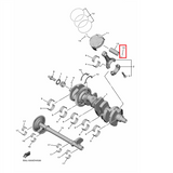 OEM Yamaha Piston Circlip YZF-R1 2015-2022
