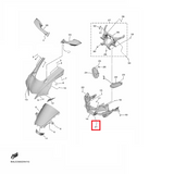 OEM Yamaha Body, Front Upper 2 Rivet 1 YZF-R1 2015-2022