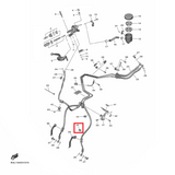 OEM Yamaha Front Master Cylinder: Clamp 1 YZF-R1 2015-2022