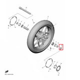 OEM Yamaha Front Wheel Nut YZF-R1 2015-2022