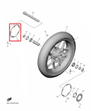 OEM Yamaha Front Wheel Plate 1 YZF-R1 2015-2022