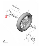 OEM Yamaha Front Wheel Screw YZF-R1 2015-2022