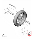 OEM Yamaha Front Wheel Rotor, Sensor YZF-R1 2015-2022