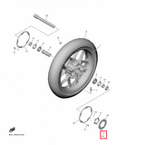 OEM Yamaha Front Wheel Rotor, Sensor Screw YZF-R1 2015-2022