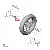 OEM Yamaha Front Wheel Spacer  YZF-R1 2015-2022