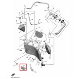 OEM Yamaha Radiator Hose 7 YZF-R1 2015-2022