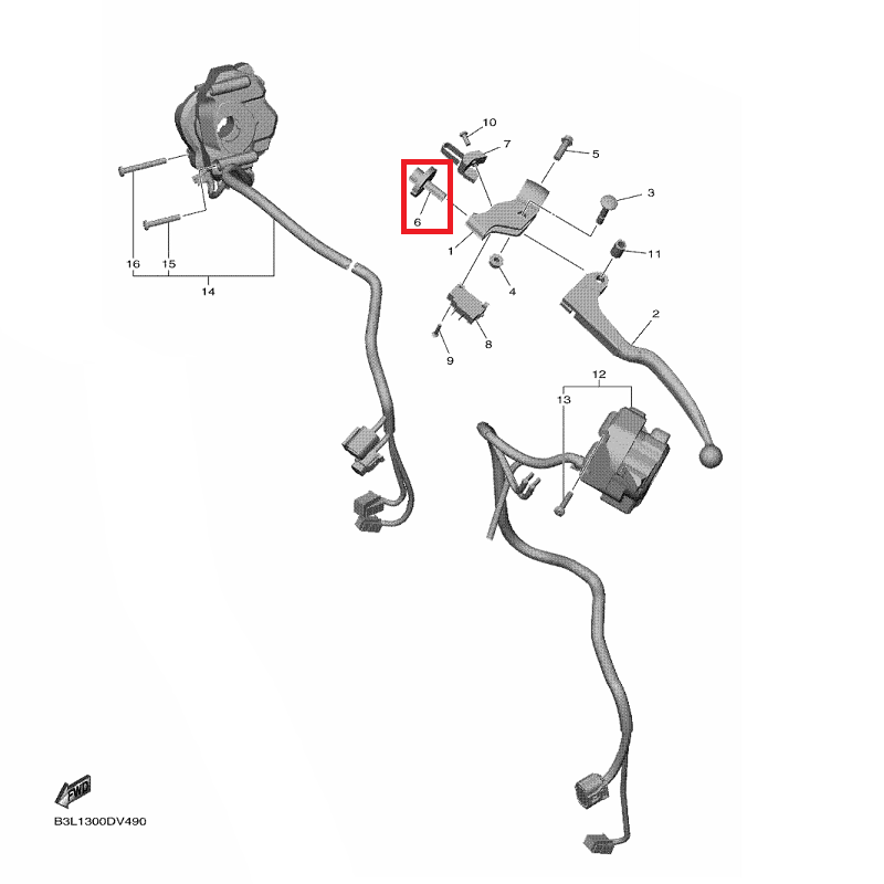 OEM Yamaha Cable Adjusting Bolt YZF-R1 2015-2022