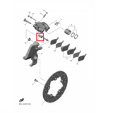 OEM Yamaha Rear Brake Caliper Boot 2 YZF-R1 2017-2022