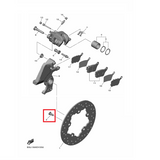 OEM Yamaha Rear Brake Disc Screw YZF-R1 2015-2022