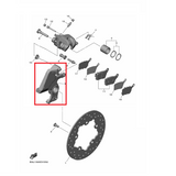 OEM Yamaha Rear Brake Caliper Support Bracket YZF-R1 2015-2022