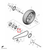 OEM Yamaha Rear Wheel Clutch, Hub Oil Seal YZF-R1 2015-2022