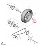 OEM Yamaha Rear Wheel Collar (L.H) YZF-R1 2015-2022
