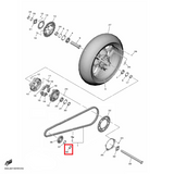 OEM Yamaha Front Sprocket Nut YZF-R1 2015-2022