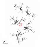 OEM Yamaha Rider Footrest Bracket Bolt (R.H) YZF-R1 2015-2022
