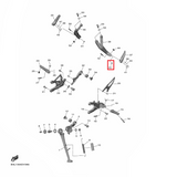 OEM Yamaha Pillion Footrest Nut, Self Locking YZF-R1 2020-2022
