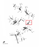 OEM Yamaha Rider Footrest Bracket Plate 1 (L.H) YZF-R1 2015-2022
