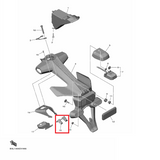 OEM Yamaha Mud Guard Damper 2 YZF-R1 2015-2022