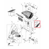 OEM Yamaha Fuel Tank Side Cover Assy 1 YZF-R1 2020-2022