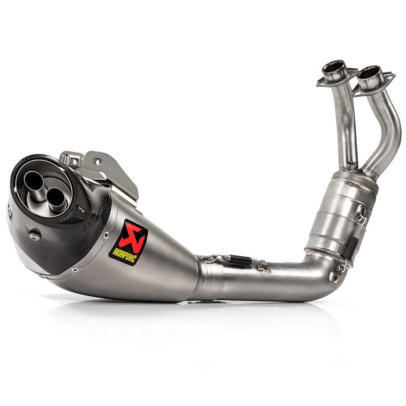 Akrapovic Titanium Silencer 2-1 Road Legal System Yamaha XSR700 2021-2023